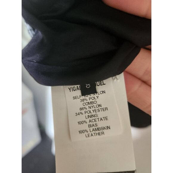 Yigal Azrouel Black and White Tribal pattern Dress Size 8 US - Picture 4 of 4